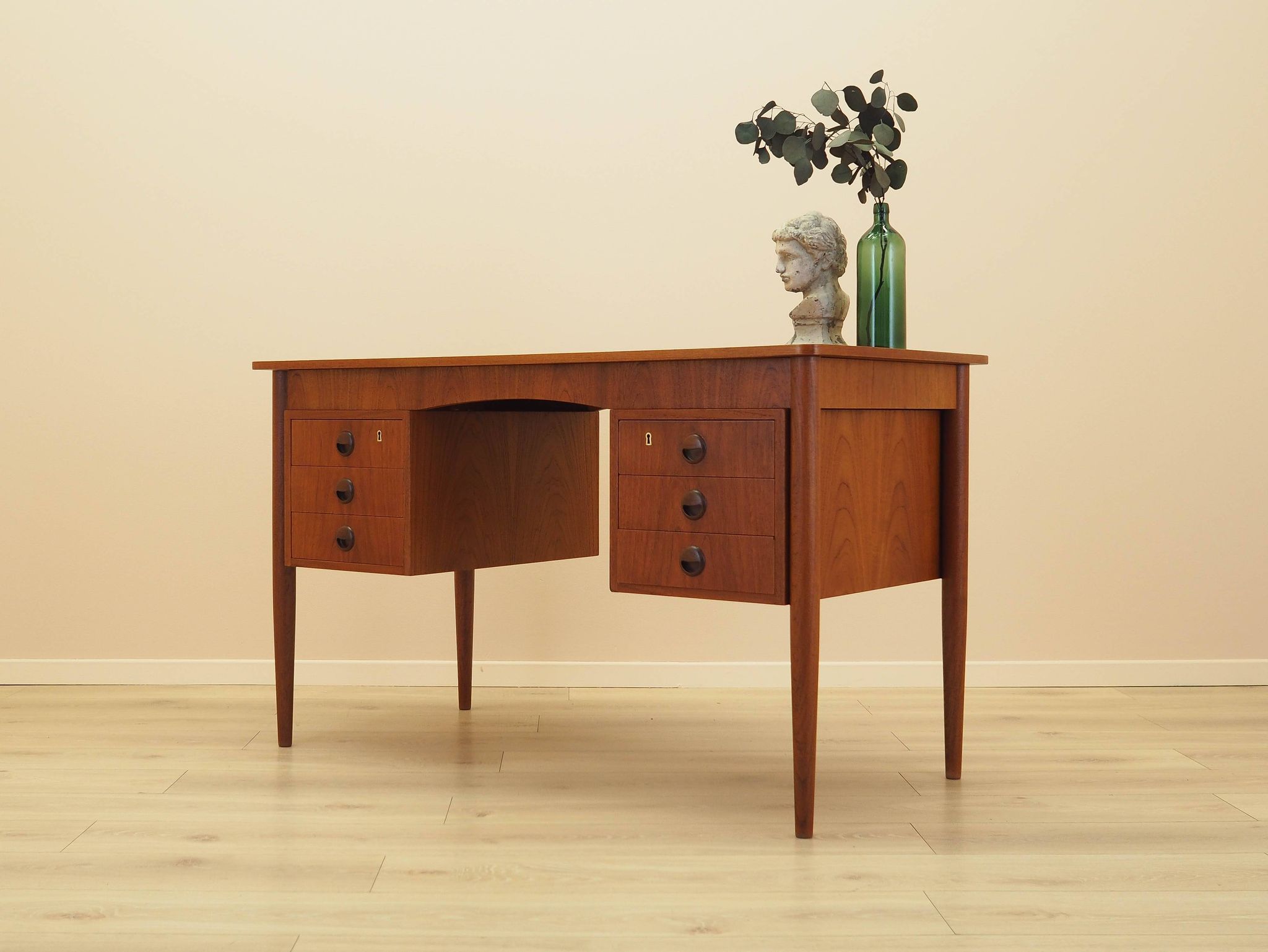 Teak desk, Danish design, 1970s, made in Denmark