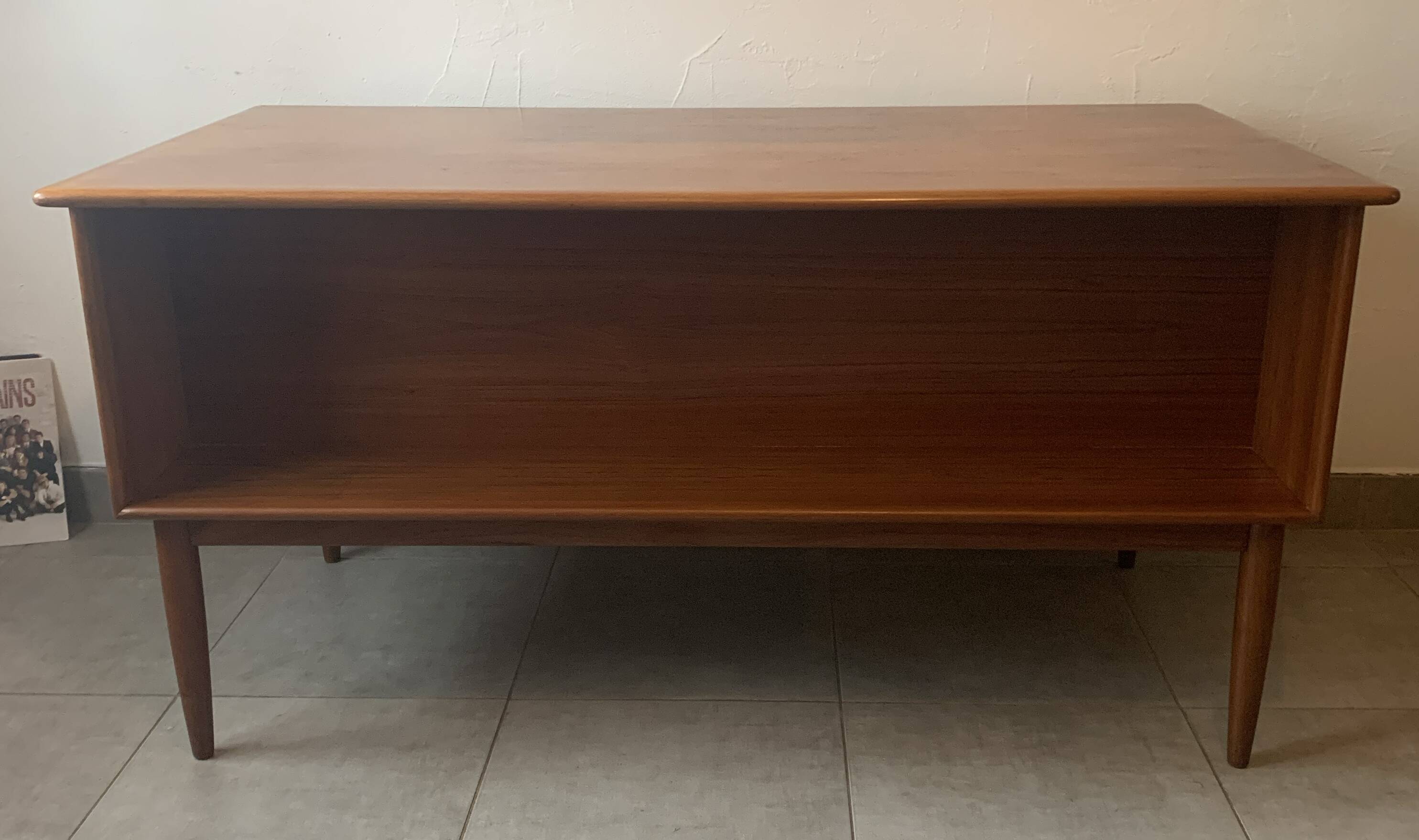 Danish Falster Teak Desk by Svend Madsen, 1960s