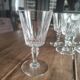 Lot de 12 verres à vin blanc en cristal ciselé