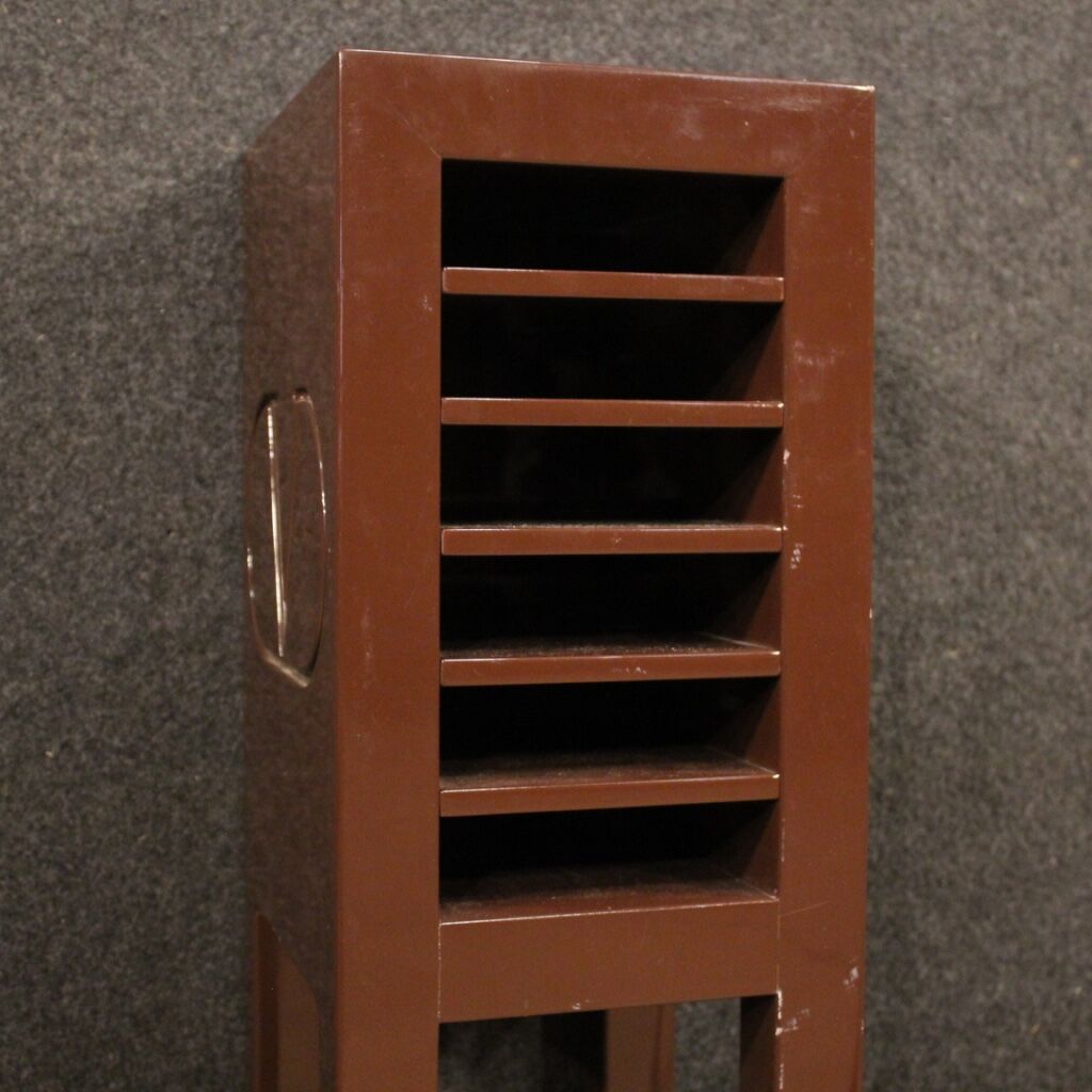 Lacquered wood side table