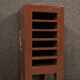 Lacquered wood side table