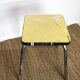 Tabouret formica jaune