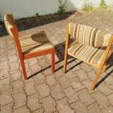 Vintage beech chairs - batch of 2