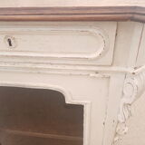 Old buffet 2 doors windows patina Shabby chic