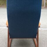 Scandinavian rocking chair in teak