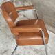 Vintage chair office chair armchair mocha brown