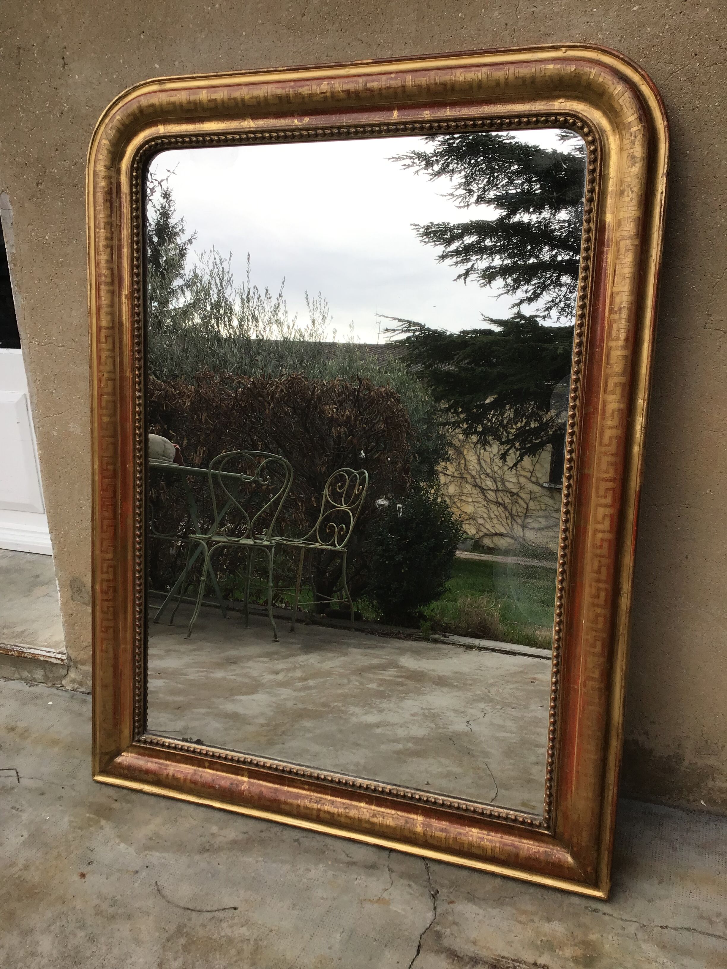 Mirror Louis Philippe gilded 127x 95