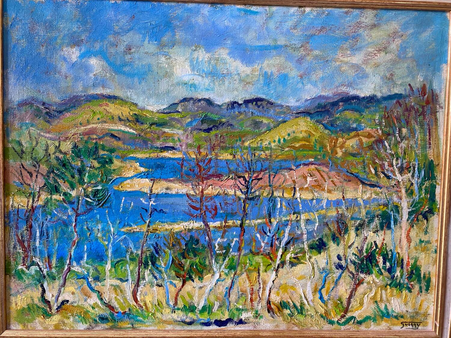 Mediterranean landscape by Guery