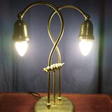 Lampe style industrielle double articulation