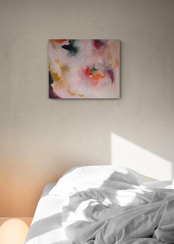 Acrylic on canvas - The tough gets going - 50x60cm, unique piece