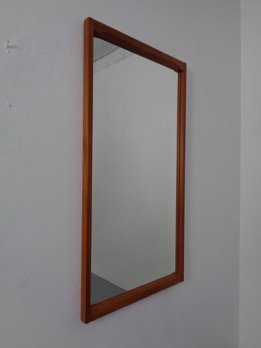 Danish No 196 Mirror in Teak by Aksel Kjersgaard, 1960s
