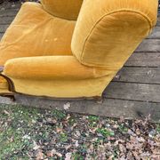 Fauteuil/bergère de style louis xv  début 20 eme