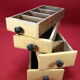 Lot of 4 vintage wooden drawers for craft furniture Rangement Workshop - Garage - Lot No.4