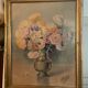 Vintage flower bouquet table