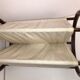 Magazine holders in rattan wicker and fabric 70s