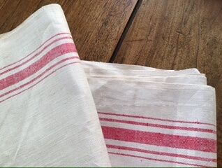 Very long tablecloth