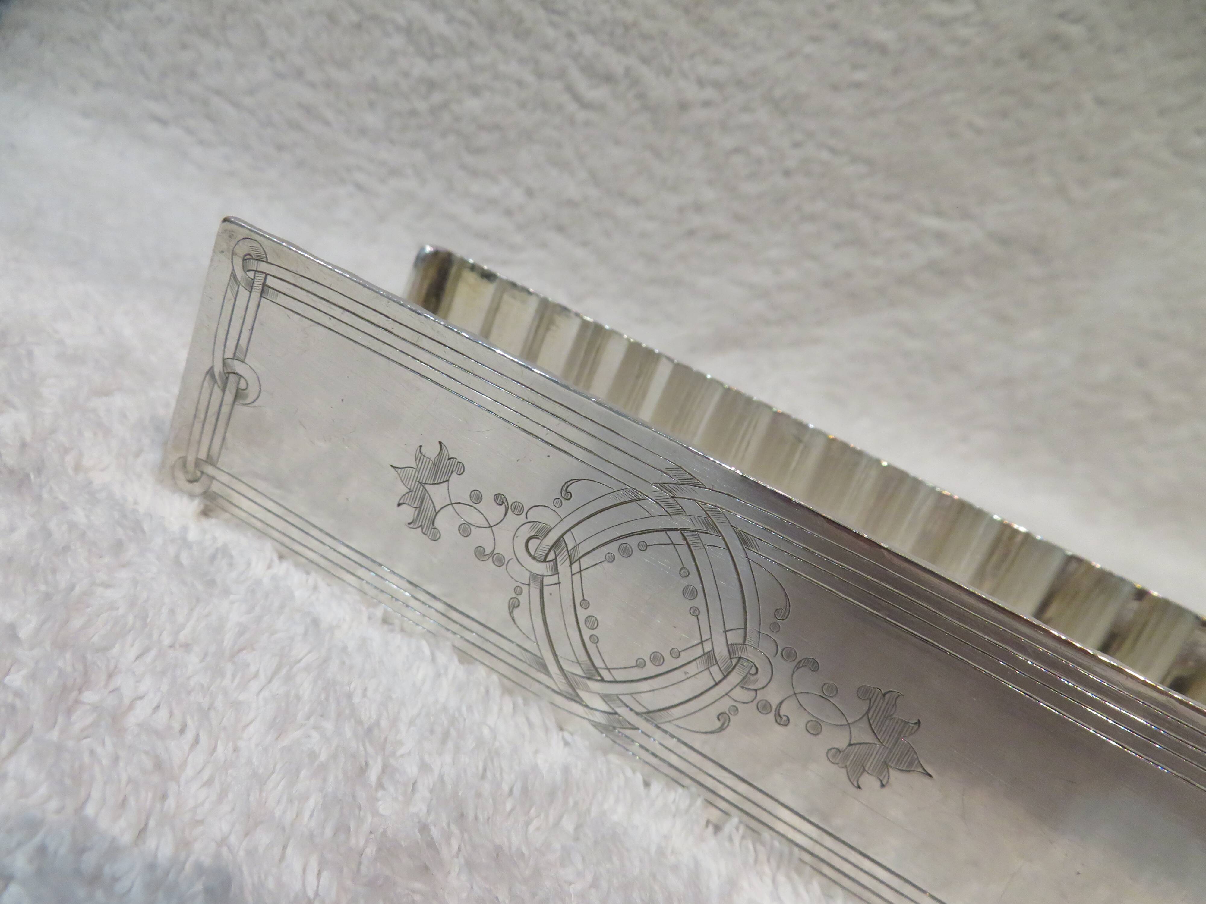 Silver-plated asparagus tongs, goldsmith Trouret Louis XV style, 25.7cm