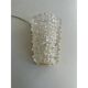 A Pair Barovier Art Deco Rostrato Clear Italian Murano Glass Wall Sconces