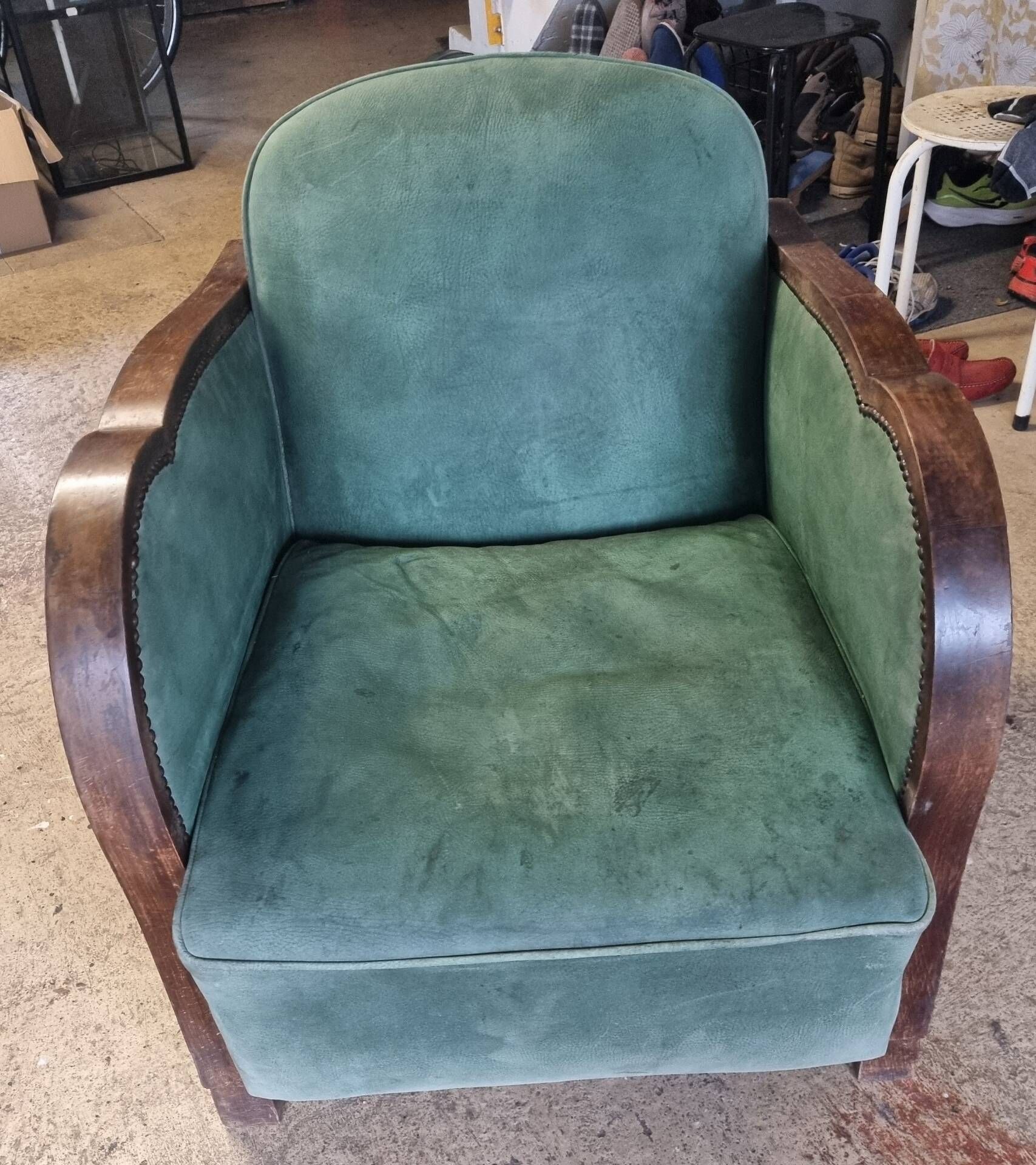 1930s Art Deco rocking chair