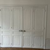 4 old molded doors, Haussmann style