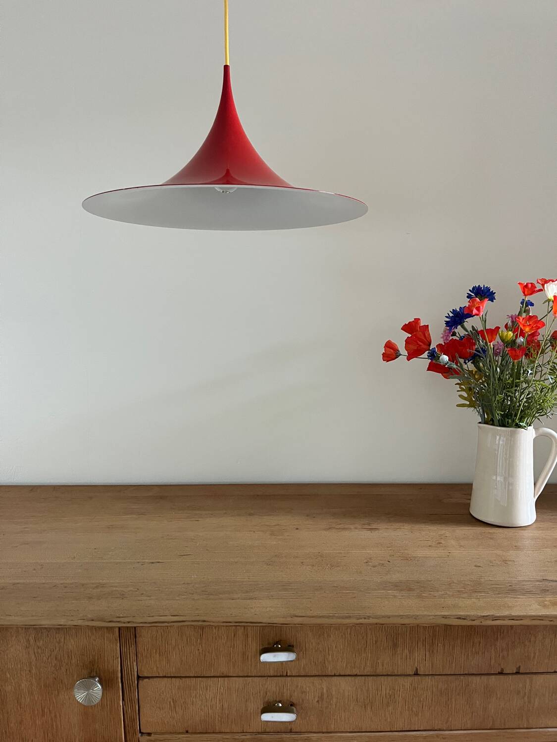 Vintage Semi pendel (47cm) - Fog & Mørup - Danish design lamp