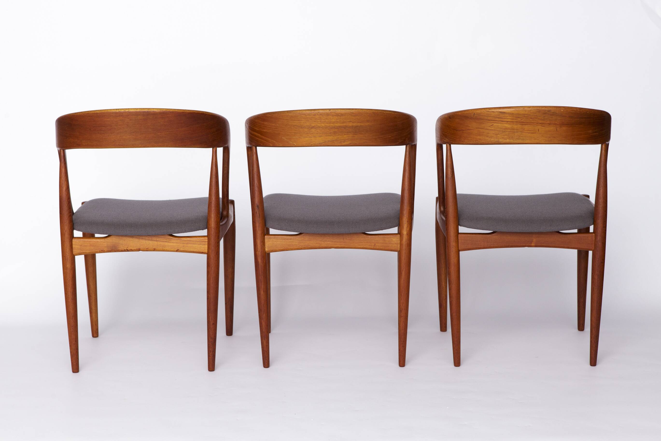 Set of 6 Johannes Andersen Chairs – Model 16, Teak Dining Chairs, Uldum