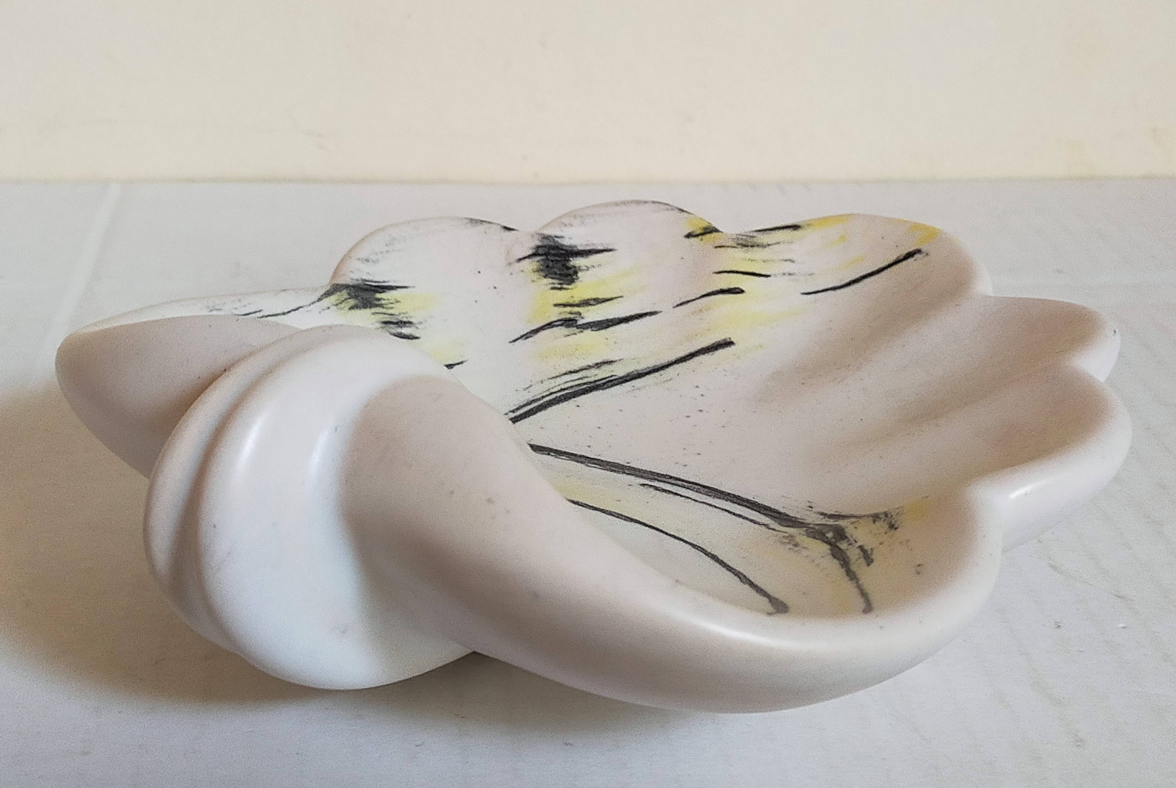 Vallauris ceramic pocket tray from the 1950s