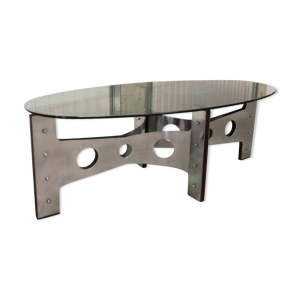 Table basse ovale 1970