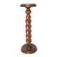 Pedestal column turned wood