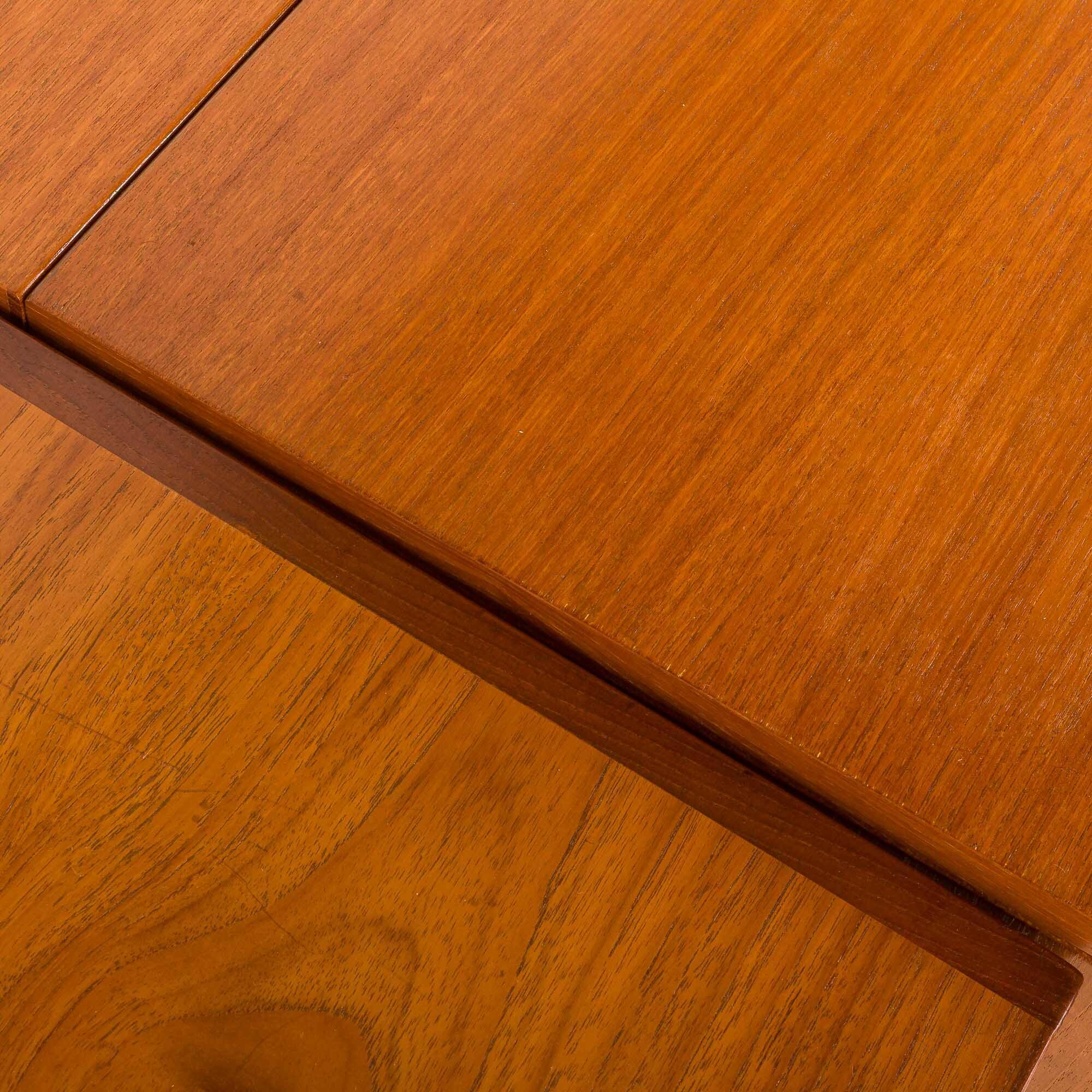 Kai Kristiansen home office shelving unit in teak for FM Mobler, 1960s