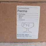 6 Zwiesel Glas Germany Parma crystal bowls