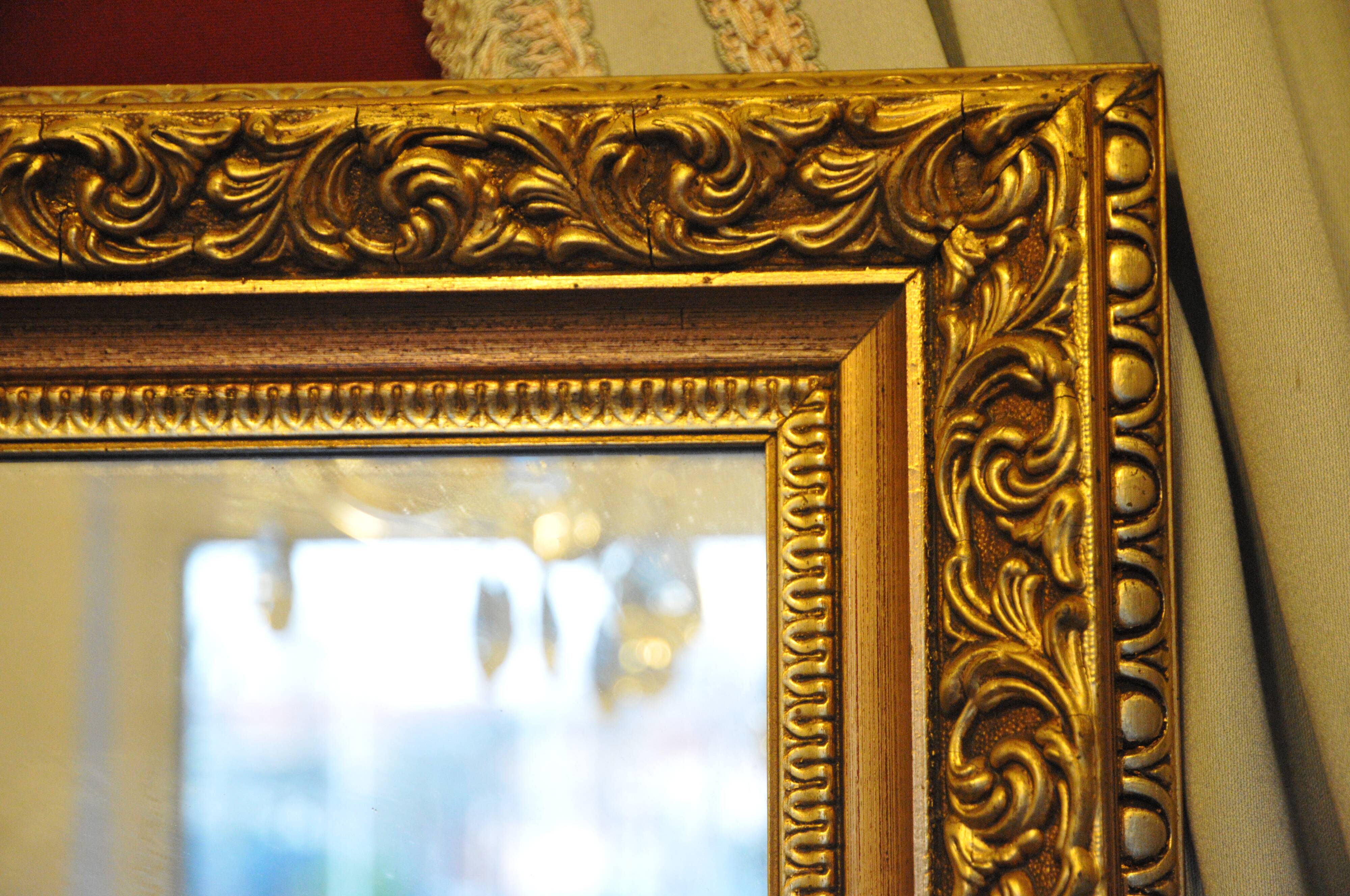 64x84cm gold frame mirror