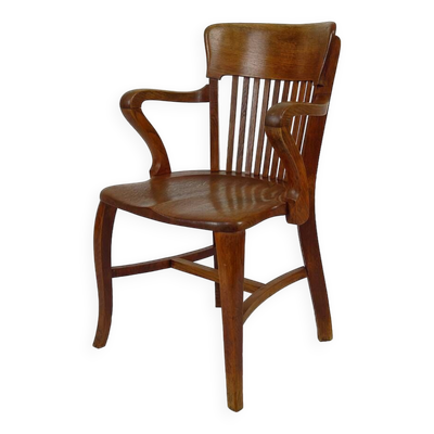 Fauteuil de bureau américain en chêne, USA, circa 1900