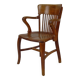 American oak office armchair, USA, circa 1900