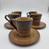5 vintage ceramic cups