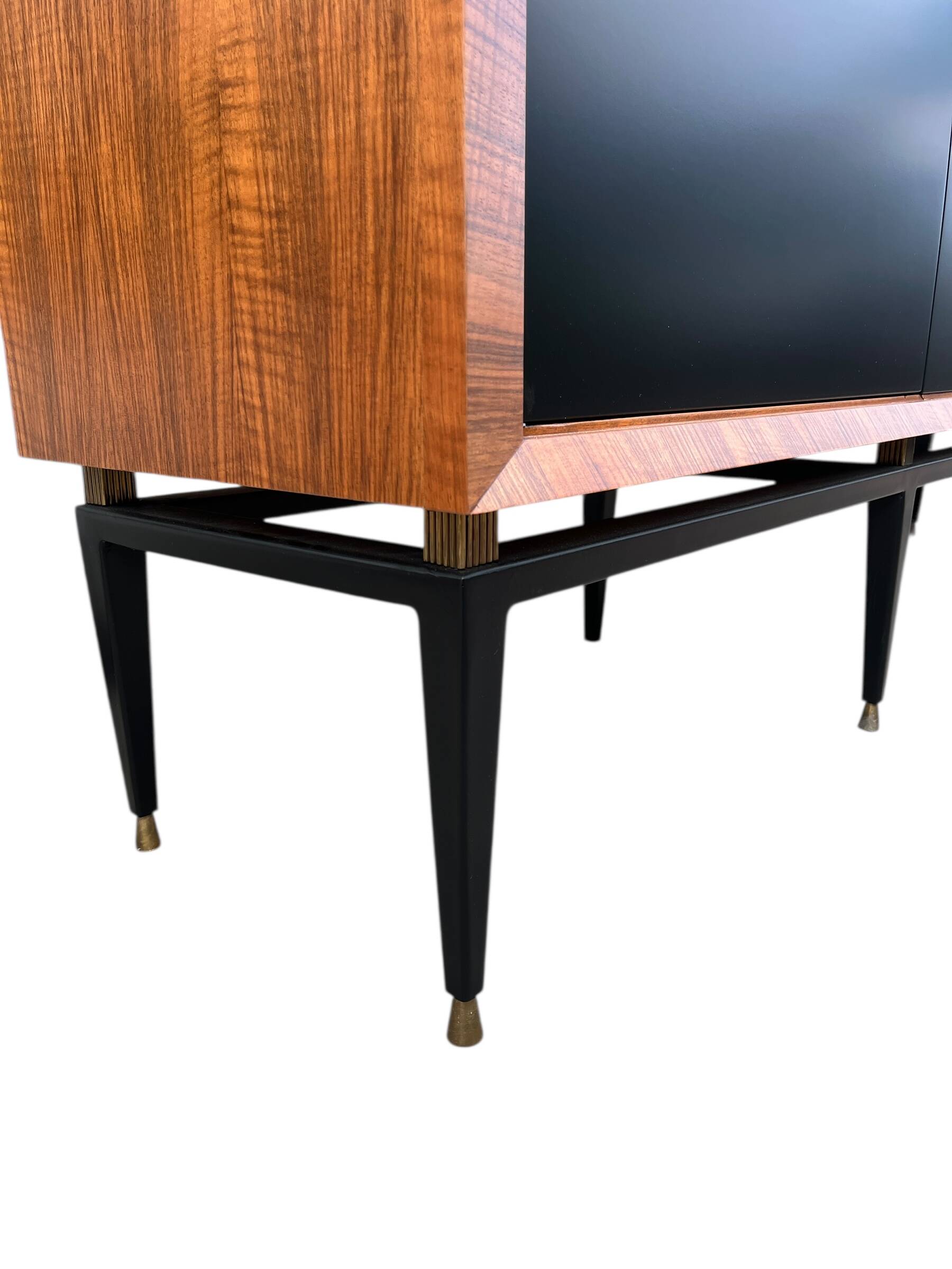 Buffet français, années 1950, noyer