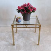 Beautiful square gold coffee table Orsenigo Italy collection 'Art Deco'