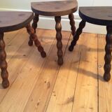 3 tripod stools