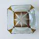 Art deco ashtray in cut crystal