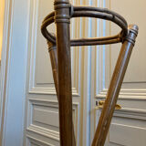 Vintage rattan plant holder