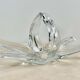 Adorable fruit bowl or centerpiece or flower bowl in translucent crystal - 1960