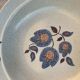 Hollow earthenware dish model sologne st Amand france vintage