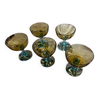 Coupes à champagne cristal George Sand