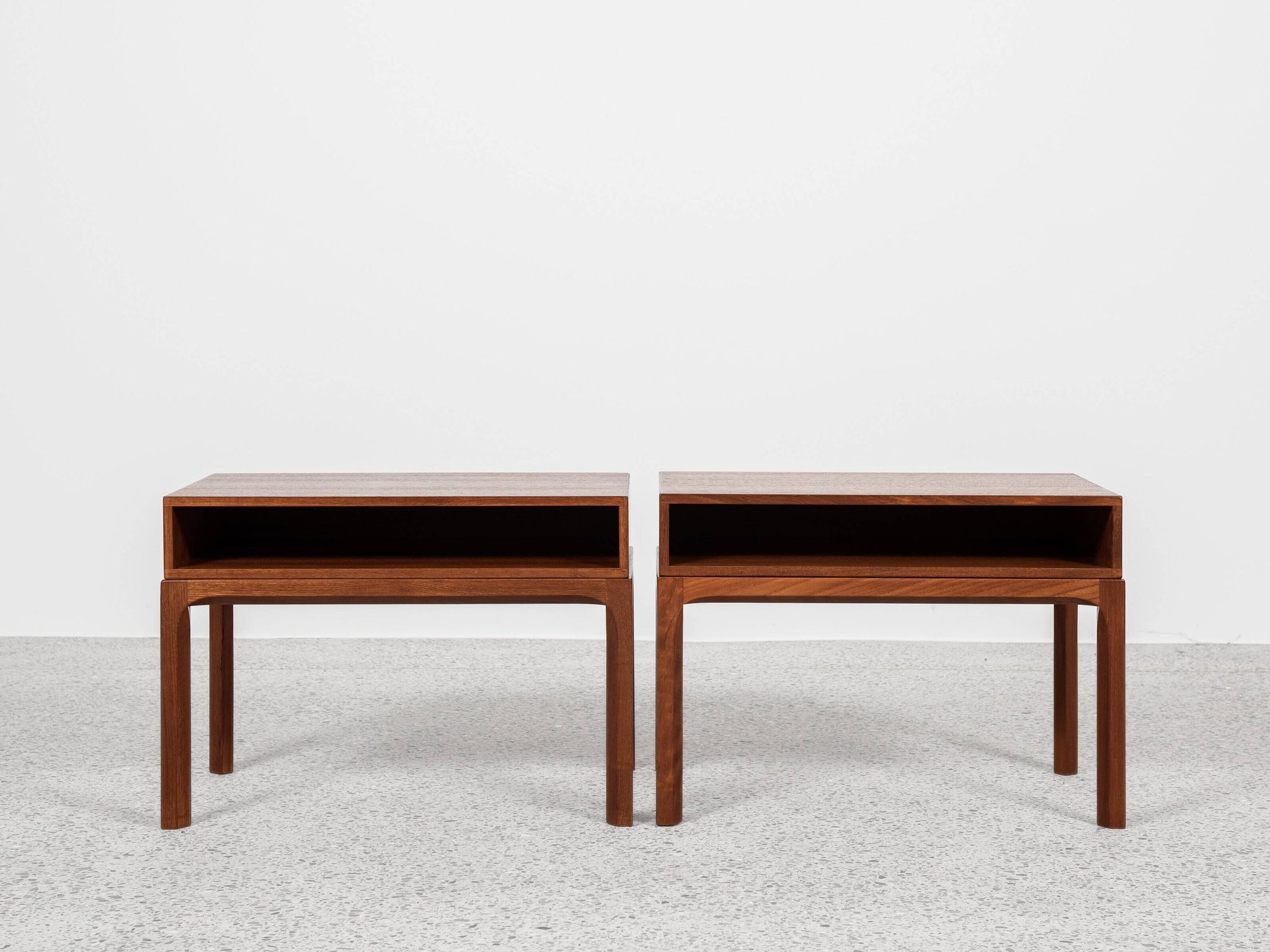 Midcentury pair of night stands by Kai Kristiansen for Aksel Kjersgaard 60s