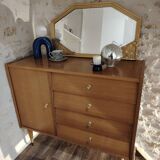 70's asymmetrical chest of drawers