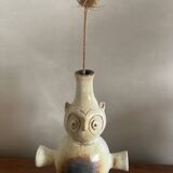 Sandstone zoomorphic owl base