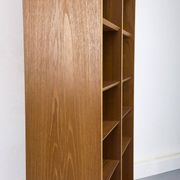 Large vintage teak bookshelf by Hundevad & Co., 1960s
