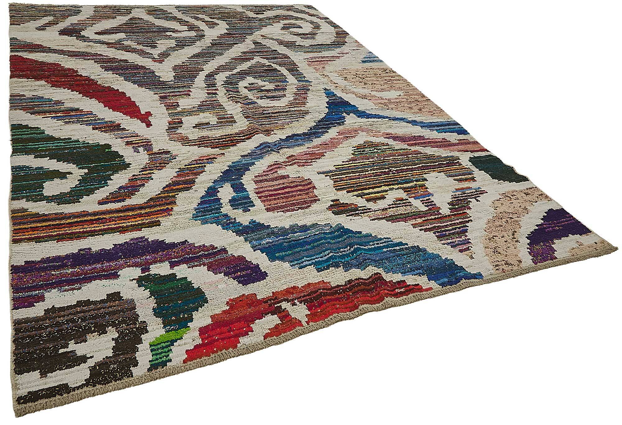 Handwoven Turkish Recycled Boho Rug 243 cm x 330 cm