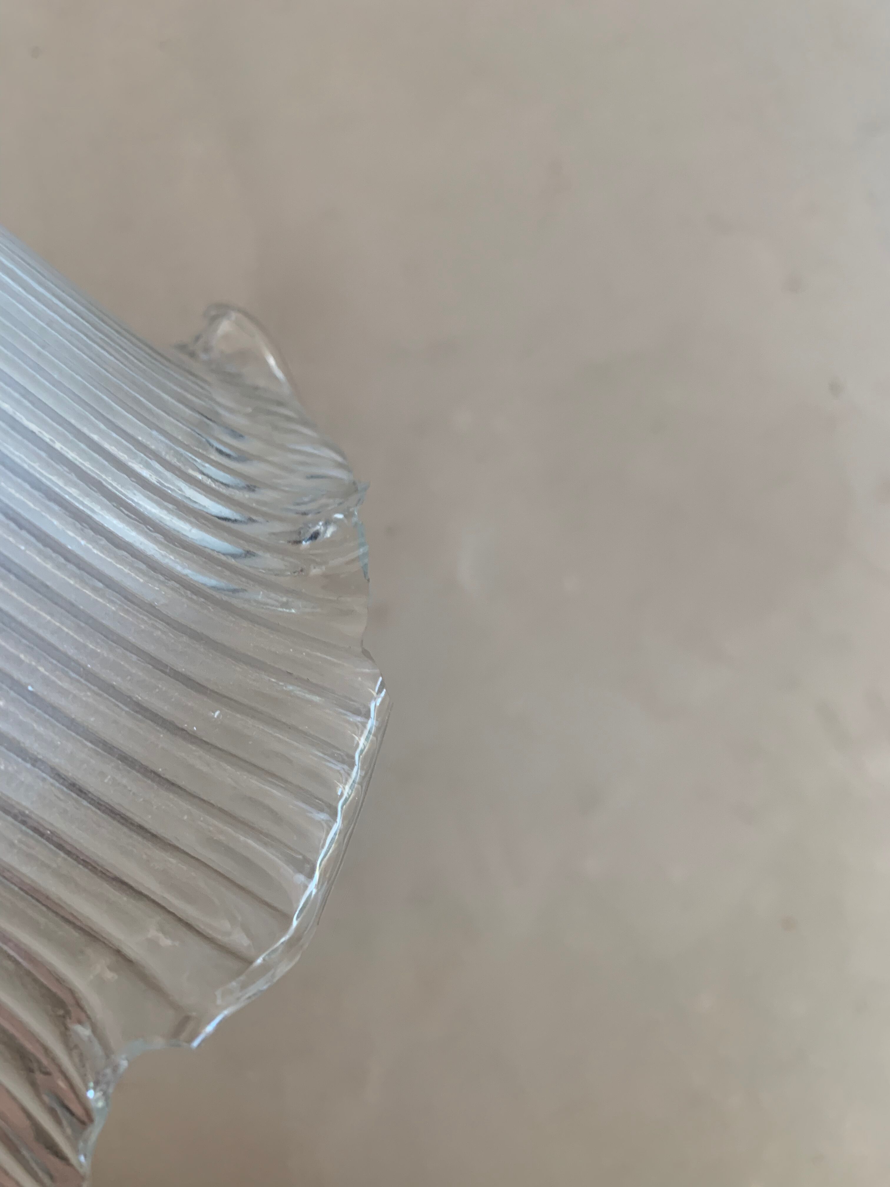 Old holophane lampshade