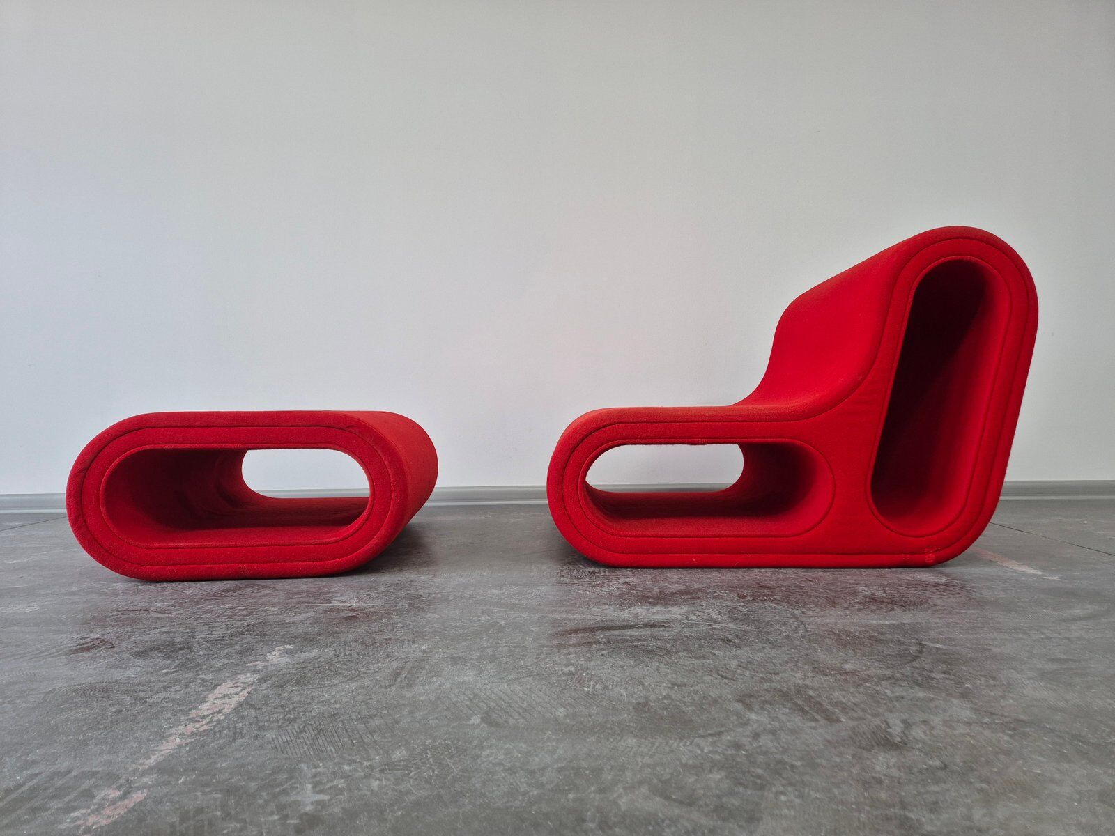 Set of Other One lounge chair with ottoman by Leif Jörgensen for Hay, 2004